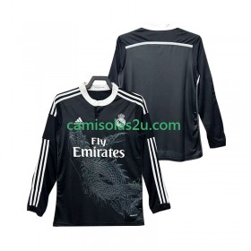 Camisolas de futebol Real Madrid 2014 2015 Retro Equipamento 3ª Manga Comprida